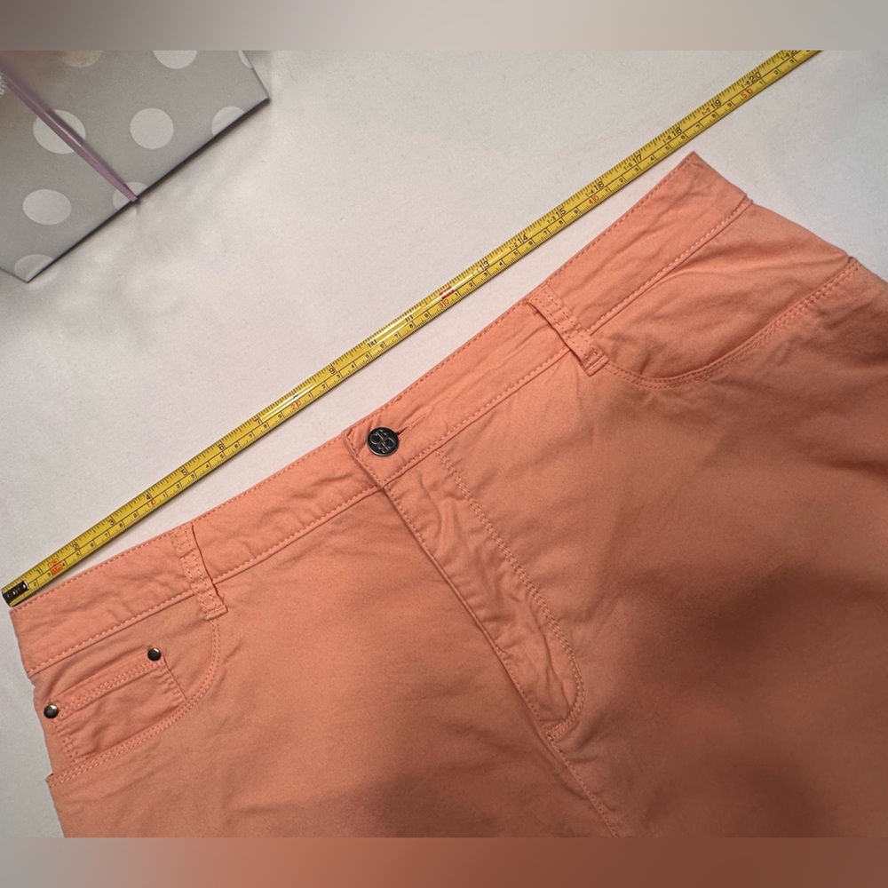 Peach Cotton Skort by Croft & Barrow Size 16 - Picture 3 of 6